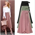 High Waist Midi Skirt Split Design Plus Size Adjustable Tie Casual or Formal Wear Ready to Ship