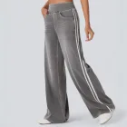 Womens High Waisted Loose Fit Straight Leg Jeans Fashionable Flattering Comfortable Autumn Winter Collection