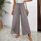 Womens Vintage Bohemian Wide Leg Trousers Loose Fit Urban Style Spring Fall Wholesale Available