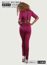 Sexy Deep V Jumpsuit Mid Sleeve Slim Fit Stylish Design Nightclub Wear for Spring Wholesale Avai
