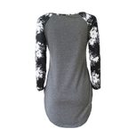 Womens Irregular Hem T Shirt 3 4 Sleeve Round Neck Casual Style Spring Collection Wholesale Avai