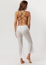 Lace Flare Pants Summer Style Wide Leg Trendy Design Perfect for Casual Outings Wholesale Availa