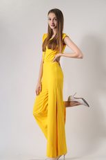 Sexy Strapless Crop Top and Side Slit Jumpsuit Set Casual Style Comfortable Fit Perfect for Summ