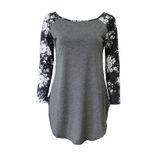 Womens Irregular Hem T Shirt 3 4 Sleeve Round Neck Casual Style Spring Collection Wholesale Avai