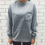 Womens Long Sleeve T Shirt Cute Cartoon Elephant Print Casual Style for Spring and Autumn Wholes