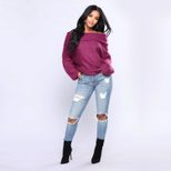 Womens Oversized Knit Sweater Long Sleeve Turtleneck Cozy Fabric Autumn Winter Casual Wear Whole