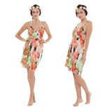 Bohemian Summer Beach Cover Up Floral Print Multi Functional Lightweight Fabric Perfect for Swim