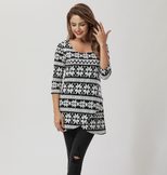 Floral Print A Line Mini Dress Three Quarter Sleeve Spring Style Casual Wear Wholesale Available