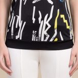 Silk Printed Short Sleeve T Shirt Plus Size Loose Fit Round Neck Summer Wear Womens Casual Top O