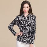 Silk Long Sleeve T Shirt for Women Lightweight Printed Slim Fit Spring Summer Casual Wear Wholes