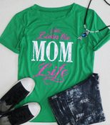 Womens Short Sleeve T Shirt Round Neck Casual Fit Soft Fabric Perfect for Mothers Day Wholesale