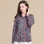 Silk Long Sleeve T Shirt for Women Lightweight Printed Slim Fit Spring Summer Casual Wear Wholes