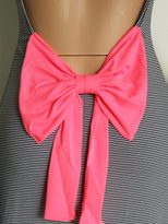 Striped Backless Maxi Dress with Bow Tie Slim Fit Spaghetti Straps Elegant Evening Gown Perfect