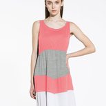 Bohemian Maxi Dress Color Block Design Sexy Style Comfortable Fabric Perfect for Beachwear or Su