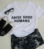 Printed T Shirt for Women Summer Style Round Neck Casual Fit Perfect for Mothers Day Wholesale A