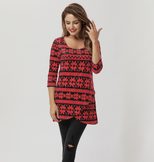 Floral Print A Line Mini Dress Three Quarter Sleeve Spring Style Casual Wear Wholesale Available