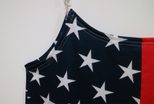 Color Block Asymmetrical Maxi Dress Sleeveless American Flag Print Elegant Style Wholesale Avail