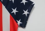 Color Block Irregular Stripe Dress American Flag Design Short Length Trendy Style Perfect for Pa