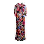 Luxury Silk Mesh Dress 100 Mulberry Silk Floral Print Plus Size Mid Length Summer Fashion Wholes