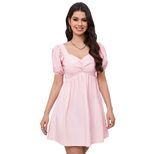 Womens Slim Fit Dress V Neck Ruched Front Waist Defining Elegant Evening Wear OEM Available