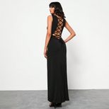 Elegant Backless Maxi Dress High Waist Sensual Design Spring Summer Collection Perfect for Parti