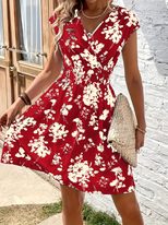 Floral Print Bodycon Dress Slim Fit Elegant Design Comfortable Fabric Perfect for Parties and Sp
