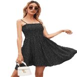 Floral Print High Waisted Cami Dress Fresh Sweet Summer Style Perfect for Casual Outings Wholesa