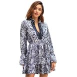 Leopard Print Plus Size Dress Elegant Design Comfortable Fit Versatile for Work or Casual Wholes