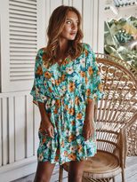 Fashionable Floral Print Womens Dress Spring Collection Casual Wear for Everyday Use Wholesale A