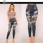 Womens Distressed Skinny Jeans Comfortable Fit Casual Wear Available in Multiple Sizes Wholesale Supply
