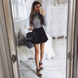 Knit Sweater Dress Slim Fit High Neck Sexy Design Spring Summer Fashion Wholesale Available