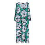 Floral Print Maxi Dress for Women Long Sleeve Loose Fit Spring Summer Casual Wear