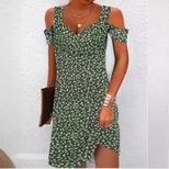 Digital Print Summer Dress 3D Pattern Short Sleeve Casual Style Available in Multiple Sizes Wholesale Supply