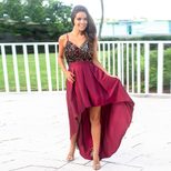 Satin Sequin Cami Dress for Women Elegant Party Wear Available in Multiple Sizes Wholesale with Low MOQ