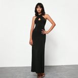 Elegant Backless Maxi Dress High Waist Sensual Design Spring Summer Collection Perfect for Parti