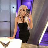 Off Shoulder Bodycon Dress Sexy Split Hem Halter Neck Y2K Style Spring Summer Fashion for Women