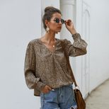 Womens Long Sleeve Floral T Shirt Casual Fit Soft Fabric Spring Summer Wear