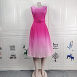 Floral Maxi Dress for Women Sleeveless Round Neck High Waist Casual Summer Wear ready to ship