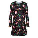 Long Sleeve Printed T Shirt Womens Casual Top Christmas Theme Wholesale Available low MOQ privat