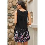 Floral Print Summer Dress for Women Round Neck Sleeveless Loose Fit Casual Wear Wholesale Availa