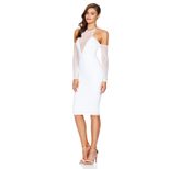 Summer Womens Bodycon Dress Elegant Fit Short Sleeves Comfortable Fabric Perfect for Parties or