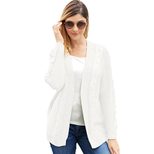 Womens Mid Length Cardigan Sweater Long Sleeve Cozy Knit Winter Fashion Wholesale Available
