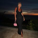 Summer Beach Dress Sexy Sheer Knit Fabric Solid Color Lightweight Comfortable Wholesale Availabl