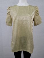 Sequin T Shirt for Women Short Sleeve Round Neck Summer Casual Wear Available in Multiple Sizes