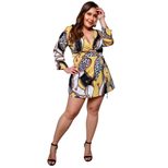 Plus Size Womens Dress Deep V Neck Sexy Style Spring Summer Collection Wholesale Available bulk
