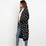Knitted Cardigan Loose Fit Long Sleeve Soft Fabric Autumn Winter Womens Fashion Outerwear Wholes