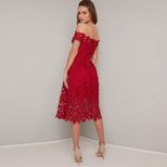 Off Shoulder Crochet Dress Elegant Design Trendy Style Perfect for Parties Wholesale Available