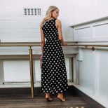 Womens Summer Dress Polka Dot Pattern Casual Long Style Available in Multiple Sizes Wholesale Ready