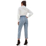 High Waisted Slim Fit Denim Pants Womens Casual Style Perfect for Spring and Summer Ready to Shi
