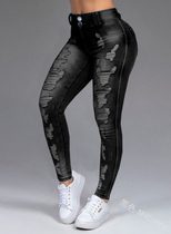 Womens Ripped Skinny Jeans Stretch Fabric Slim Fit Casual Style Perfect for Everyday Wear Ready to Ship